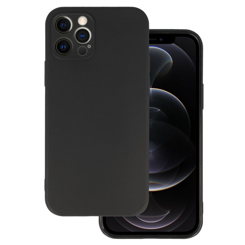 Θήκη Back Case Matt Apple iPhone 12 Pro (6.1") Black