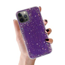Θήκη Brilliant Clear Case Apple iPhone 12 / 12 Pro (6.1") Purple