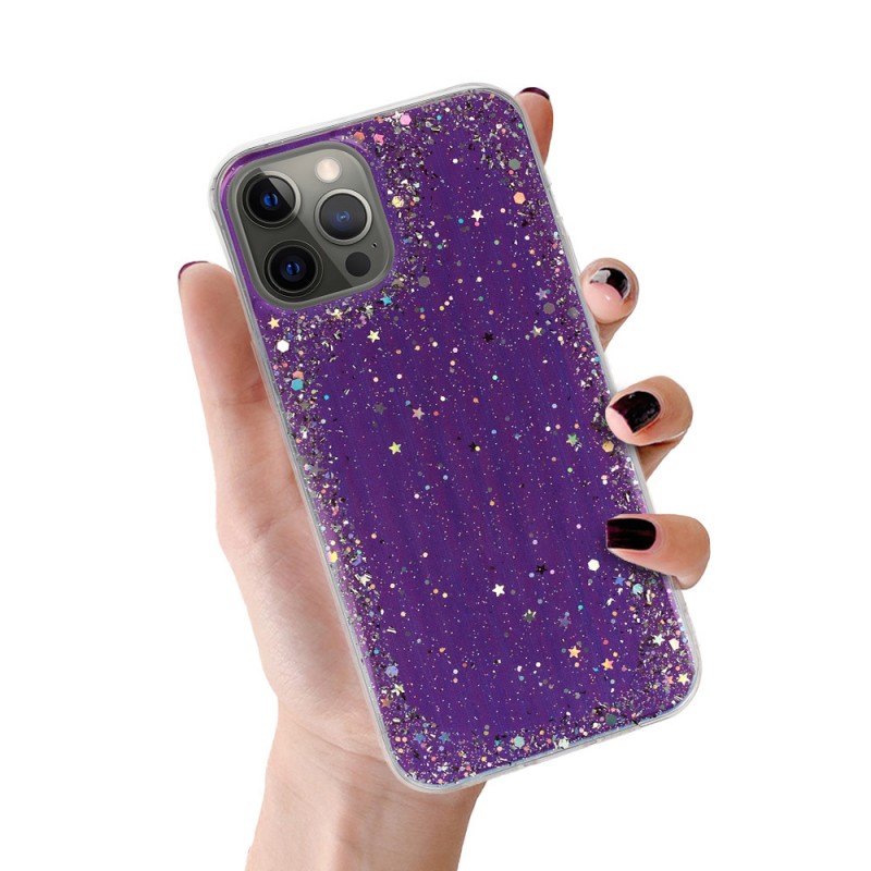 Θήκη Brilliant Clear Case Apple iPhone 12 / 12 Pro (6.1") Purple