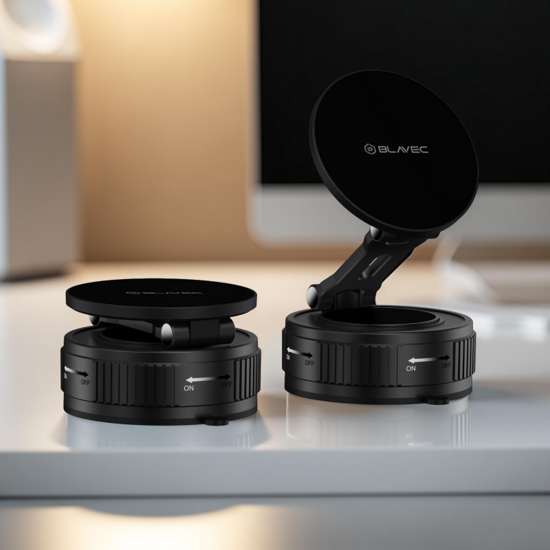 Βάση Αυτοκινήτου Blavec BHV-02 Vacuum Magnetic (BHV02-PMB) Black