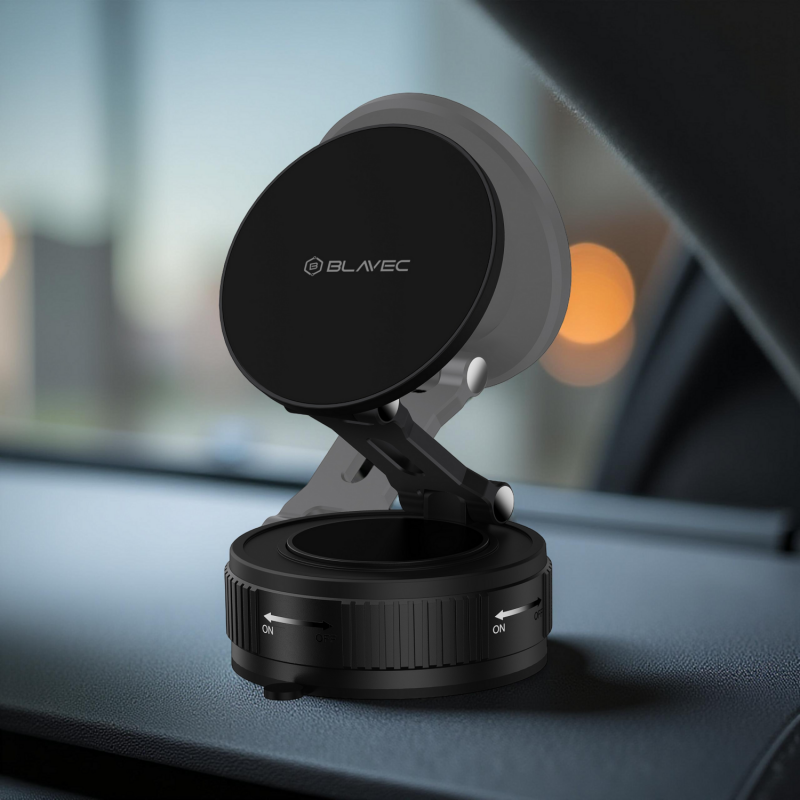 Βάση Αυτοκινήτου Blavec BHV-02 Vacuum Magnetic (BHV02-PMB) Black