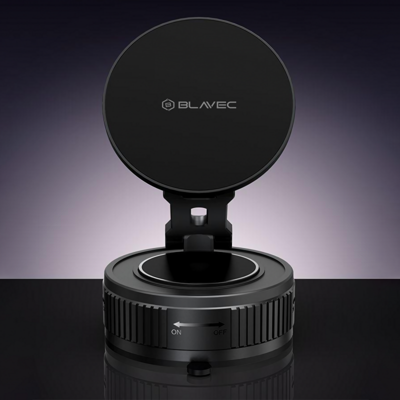 Βάση Αυτοκινήτου Blavec BHV-02 Vacuum Magnetic (BHV02-PMB) Black
