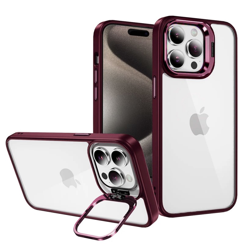 Θήκη Tel-Protect Kickstand Case + Camera Glass Lens Apple iPhone 11 (6.1") Burgundy Θήκη Tel-Protect Kickstand Case + Camera Glass Lens Apple iPhone 11 (6.1") Burgundy