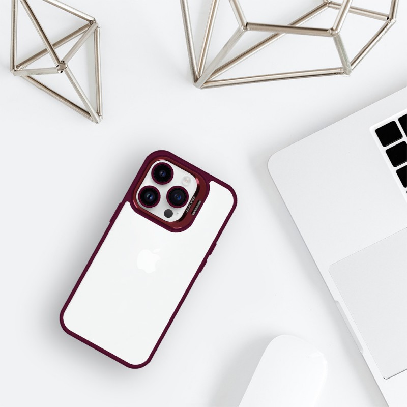 Θήκη Tel-Protect Kickstand Case + Camera Glass Lens Apple iPhone 11 (6.1") Burgundy Θήκη Tel-Protect Kickstand Case + Camera Glass Lens Apple iPhone 11 (6.1") Burgundy