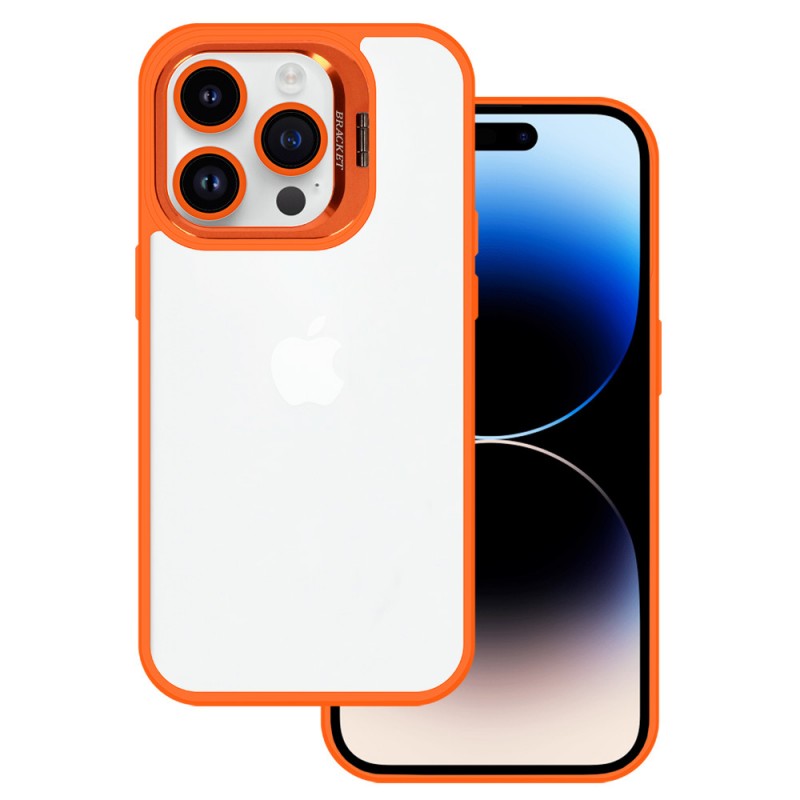 Θήκη Tel-Protect Kickstand Case + Camera Glass Lens Apple iPhone 11 (6.1") Orange Θήκη Tel-Protect Kickstand Case + Camera Glass Lens Apple iPhone 11 (6.1") Orange