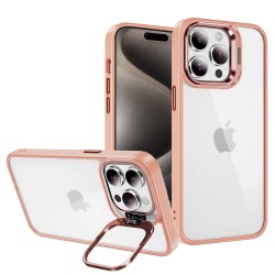 Θήκη Tel-Protect Tel Protect Kickstand Case + Camera Glass (lens) Apple iPhone 12 Pro (6.1") Light Pink Θήκη Tel-Protect Tel Protect Kickstand Case + Camera Glass (lens) Apple iPhone 12 Pro (6.1") Light Pink