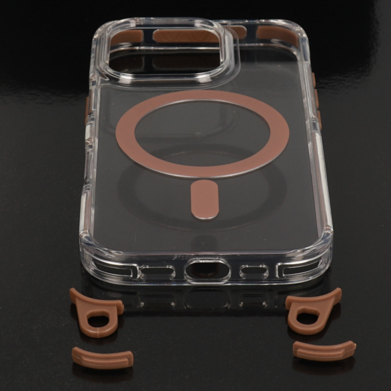Θήκη Tel-Protect Strap Clear Case Apple iPhone 16 Pro Max (6.9") Gold Θήκη Tel-Protect Strap Clear Case Apple iPhone 16 Pro Max (6.9") Gold