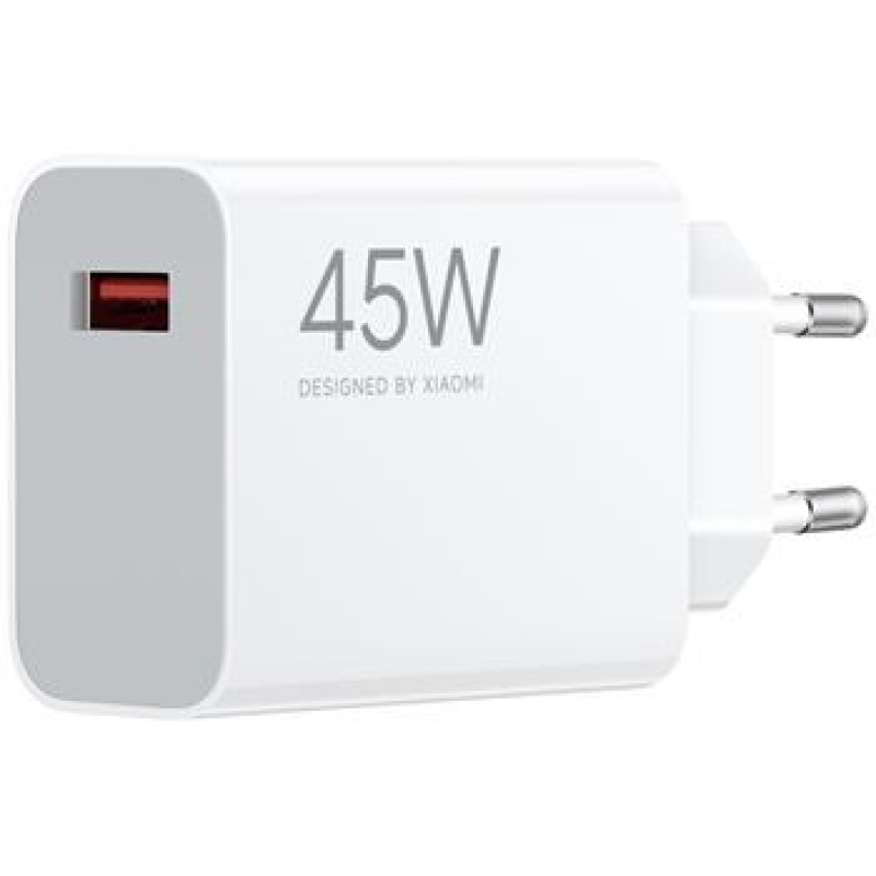 Φορτιστής Ταξιδιού Xiaomi Charger USB-A MDY-17-EF 45W White (Bulk)