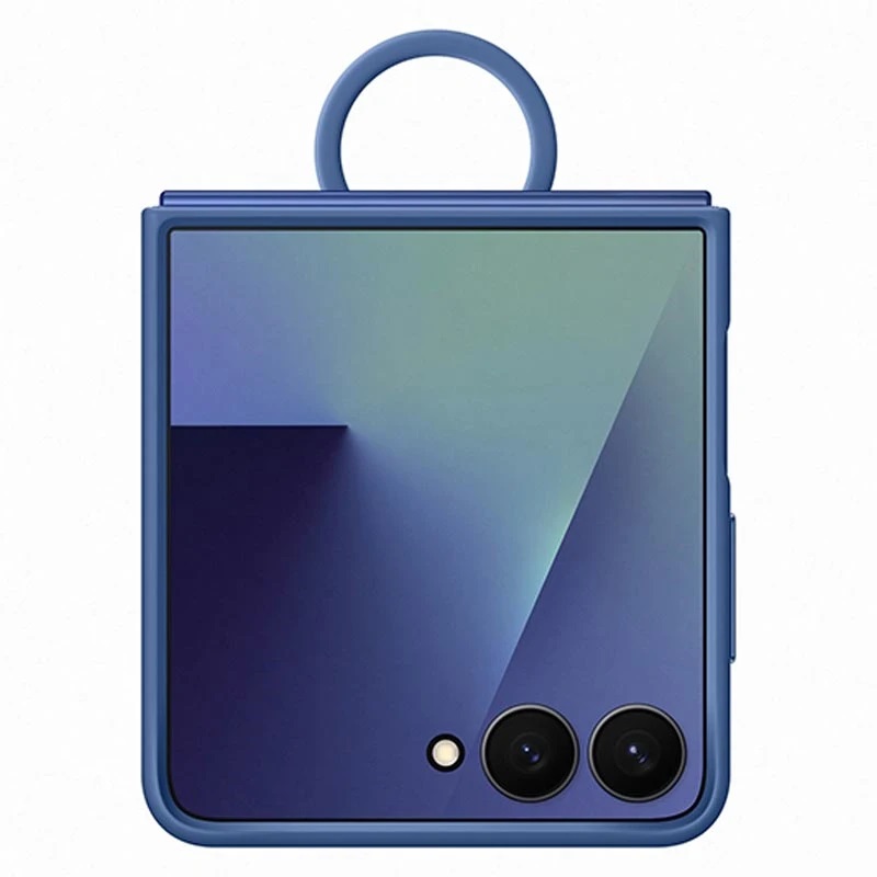 Θήκη Samsung Silicone Cover with Ring Case EF-PF766TNE Galaxy Z Flip7 5G SM-F766 Blue(Original) Θήκη Samsung Silicone Cover with Ring Case EF-PF766TNE Galaxy Z Flip7 5G SM-F766 Blue(Original)