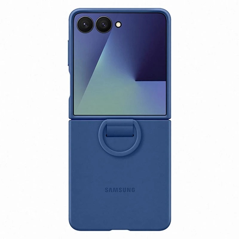 Θήκη Samsung Silicone Cover with Ring Case EF-PF766TNE Galaxy Z Flip7 5G SM-F766 Blue(Original) Θήκη Samsung Silicone Cover with Ring Case EF-PF766TNE Galaxy Z Flip7 5G SM-F766 Blue(Original)