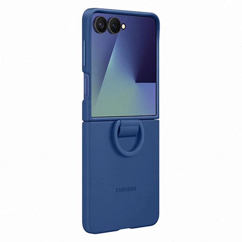 Θήκη Samsung Silicone Cover with Ring Case EF-PF766TNE Galaxy Z Flip7 5G SM-F766 Blue(Original) Θήκη Samsung Silicone Cover with Ring Case EF-PF766TNE Galaxy Z Flip7 5G SM-F766 Blue(Original)
