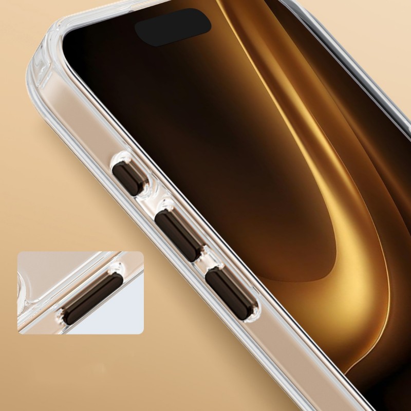 Θήκη Clear Thin Mag Case Apple iPhone 12/12 Pro (6.1") Black