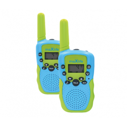 Walkie Talkie Maxlife MXWT-200 Ζεύγος Ασύρματων Πομποδεκτών  For Kids Green/Blue