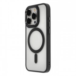 Θήκη Satin Elegant Mag Case Apple iPhone 15 Plus (6.7") Black