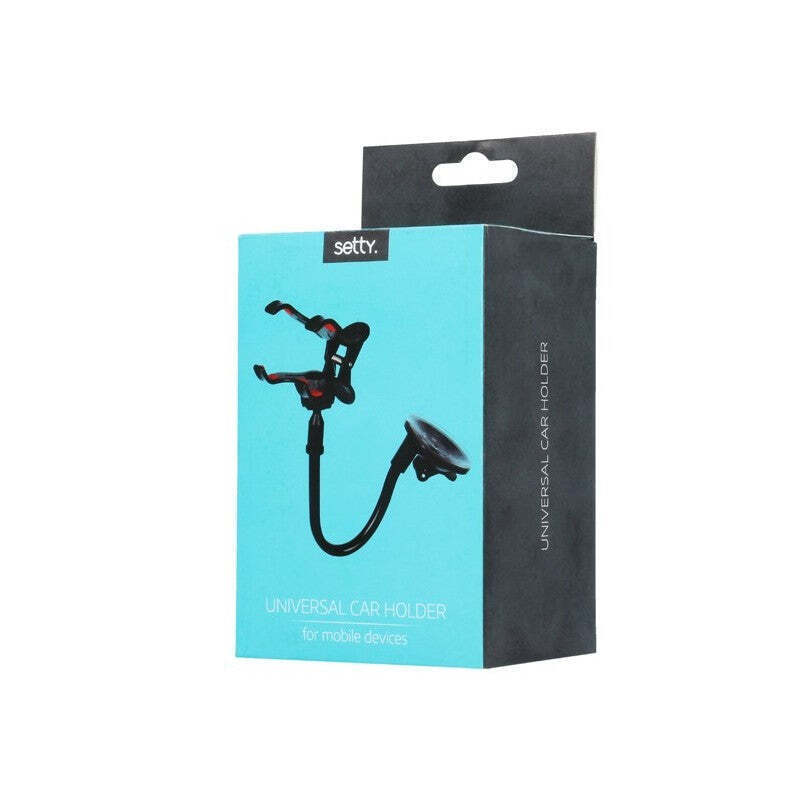 Βάση Αυτοκινήτου Setty Froggy Universal Car Holder with Peg Clip  Black