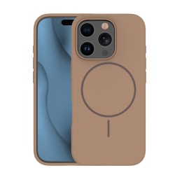 Θήκη Silicone Thin Mag Case Apple iPhone 12/12 Pro (6.1") Brown Θήκη Silicone Thin Mag Case Apple iPhone 12/12 Pro (6.1") Brown