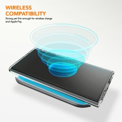 Θήκη Ugly Rubber Pure Case Samsung  Galaxy S23 Ultra 5G S918 Clear