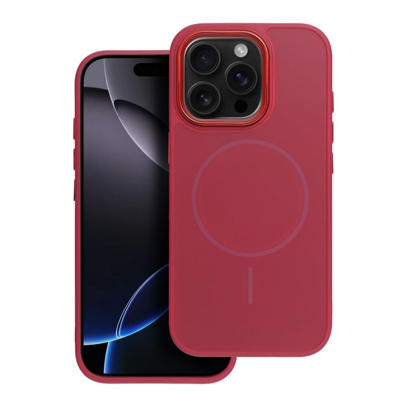 Θήκη Frame Mag Cover Case Apple iPhone 15 (6.1") Magenta Θήκη Frame Mag Cover Case Apple iPhone 15 (6.1") Magenta