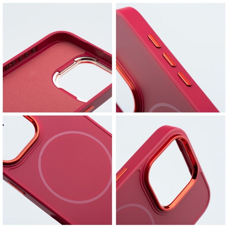 Θήκη Frame Mag Cover Case Apple iPhone 15 (6.1") Magenta Θήκη Frame Mag Cover Case Apple iPhone 15 (6.1") Magenta