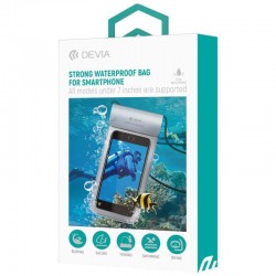 Αδιάβροχη Θήκη Devia El158 Strong Smartphones 6.9'' Black