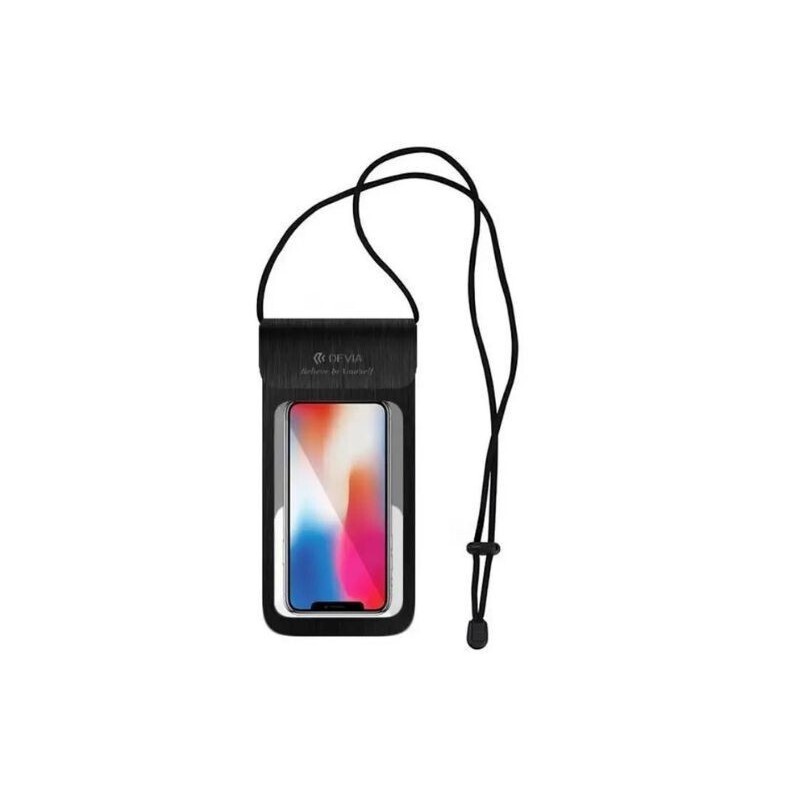 Αδιάβροχη Θήκη Devia El158 Strong Smartphones 6.9'' Black
