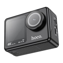 Action Camera Sports Hoco Dual Color Screen Sports Camera DV101 4K Black
