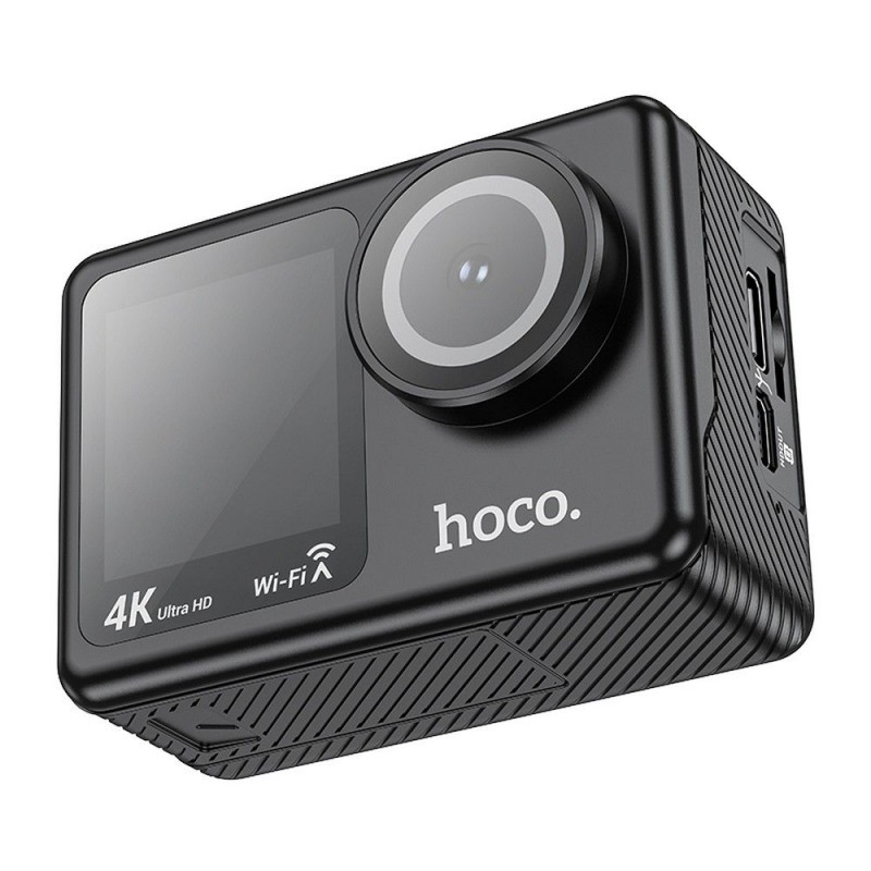Action Camera Sports Hoco Dual Color Screen Sports Camera DV101 4K Black
