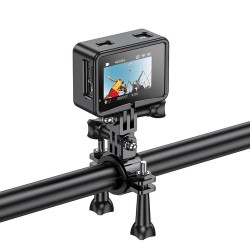 Action Camera Sports Hoco Dual Color Screen Sports Camera DV101 4K Black
