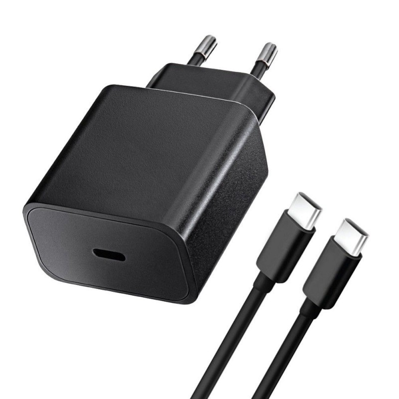Φορτιστής ταξιδιού Blue Star Travel Charger Type C + Cable Type C to Type C PD QC4.0 3A 20W Black