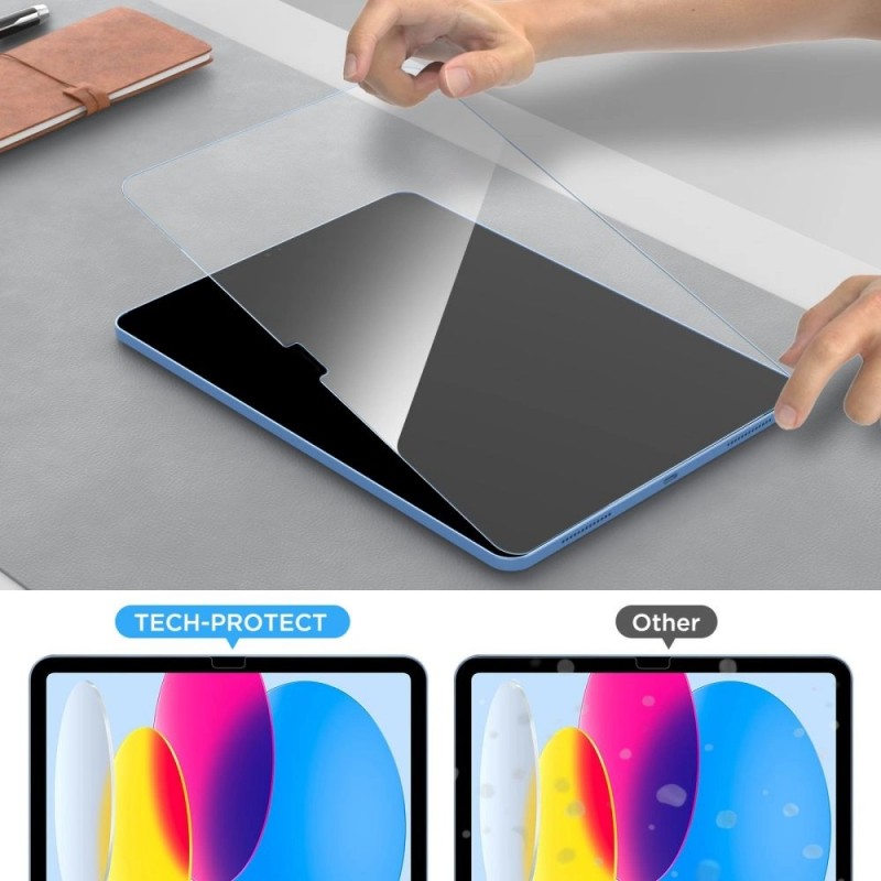 Γυαλί Προστασίας Tech-Protect Glass Fit 2-Pack Xiaomi Redmi Pad 2 / SE 11.0 Full Glue 9H Full Screen Cover AntiCrash / AntiShock Clear