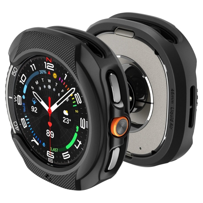 Θήκη Spigen Liquid Air Samsung Galaxy Watch 8 Classic (46mm) Matte Black (ACS09841) Θήκη Spigen Liquid Air Samsung Galaxy Watch 8 Classic (46mm) Matte Black (ACS09841)