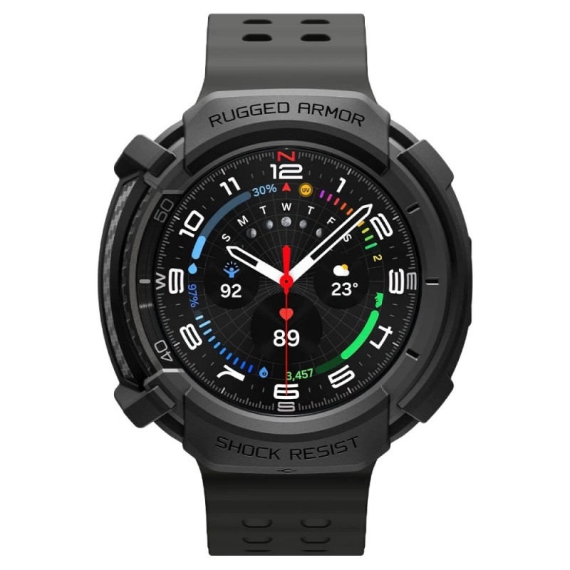Θήκη Spigen Rugged Armor Samsung Galaxy Watch 8 Classic (46mm) Matte Black (ACS10012)