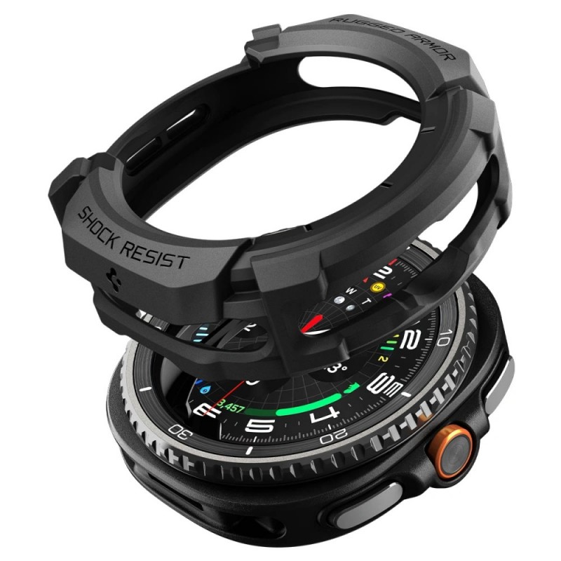 Θήκη Spigen Rugged Armor Samsung Galaxy Watch 8 Classic (46mm) Matte Black (ACS10012)