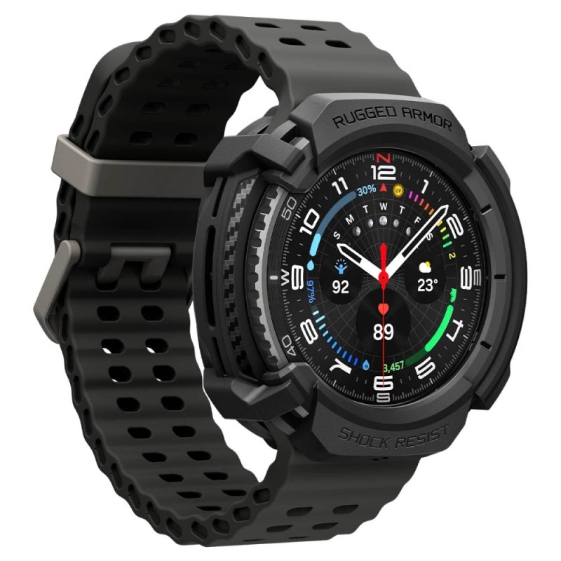 Θήκη Spigen Rugged Armor Samsung Galaxy Watch 8 Classic (46mm) Matte Black (ACS10012)