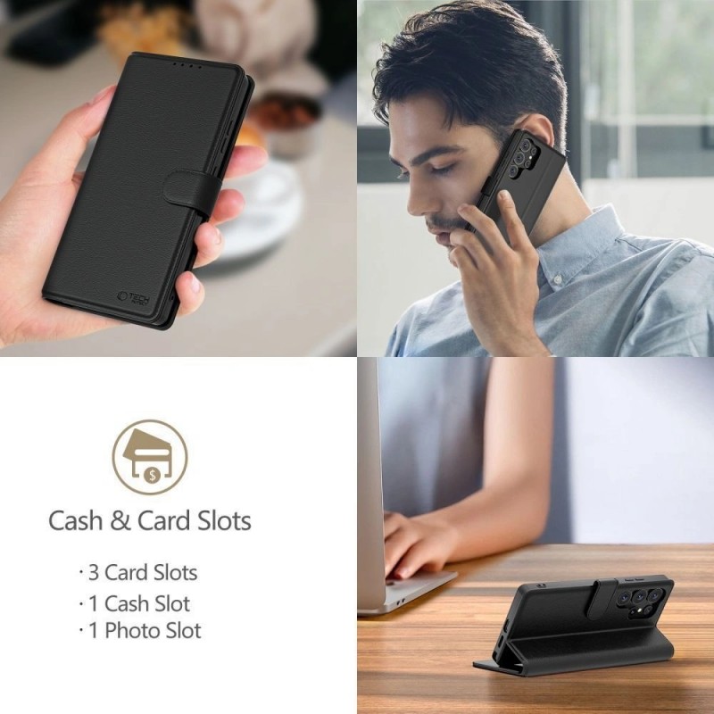 Θήκη Tech-Protect Wallet Case Xiaomi Poco F7 5G Black