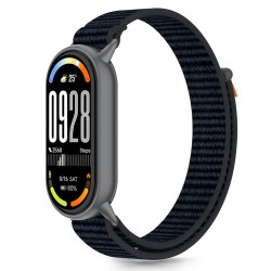 Ανταλλακτικό λουράκι Tech-Protect Nylon Stripe Xiaomi Band 8 / 9 / 9 NFC / 10 NFC Black/Orange