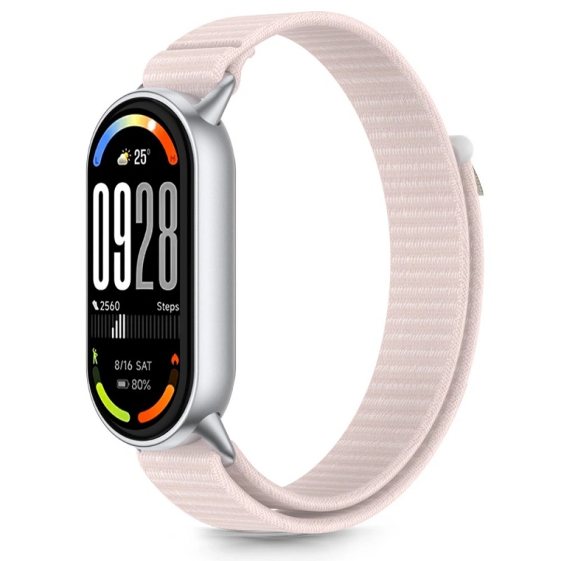 Ανταλλακτικό λουράκι Tech-Protect Nylon Stripe Xiaomi Band 8 / 9 / 9 NFC / 10 NFC Pink/Grey Ανταλλακτικό λουράκι Tech-Protect Nylon Stripe Xiaomi Band 8 / 9 / 9 NFC / 10 NFC Pink/Grey