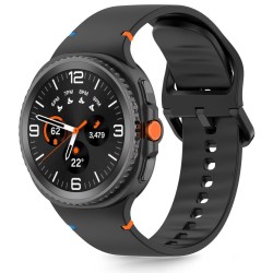 Ανταλλακτικό λουράκι Tech-Protect Silicone για Samsung Galaxy Watch 8 / 7 / 6 / 6 Classic / 5 / 5 Pro/ 4 / 4 Classic Black