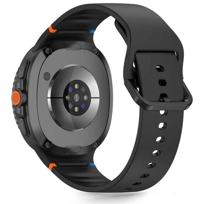 Ανταλλακτικό λουράκι Tech-Protect Silicone για Samsung Galaxy Watch 8 / 7 / 6 / 6 Classic / 5 / 5 Pro/ 4 / 4 Classic Black