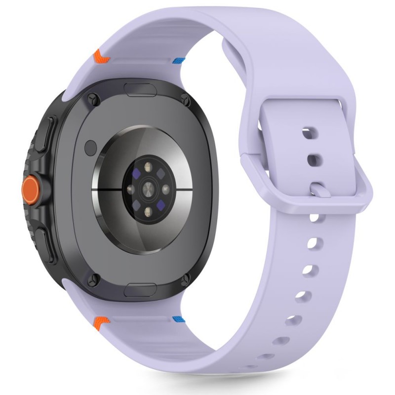 Ανταλλακτικό λουράκι Tech-Protect Silicone για Samsung Galaxy Watch 8 / 7 / 6 / 6 Classic / 5 / 5 Pro/ 4 / 4 Classic Purple
