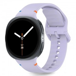 Ανταλλακτικό λουράκι Tech-Protect Silicone για Samsung Galaxy Watch 8 / 7 / 6 / 6 Classic / 5 / 5 Pro/ 4 / 4 Classic Purple