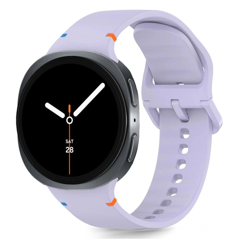 Ανταλλακτικό λουράκι Tech-Protect Silicone για Samsung Galaxy Watch 8 / 7 / 6 / 6 Classic / 5 / 5 Pro/ 4 / 4 Classic Purple