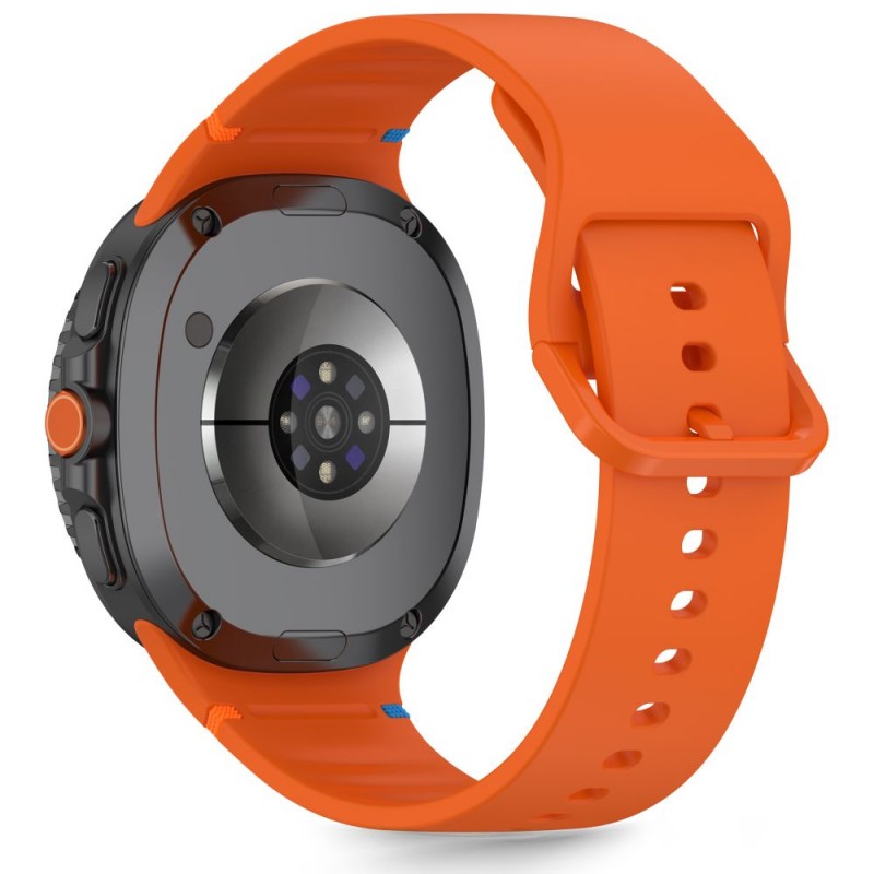 Ανταλλακτικό λουράκι Tech-Protect Silicone για Samsung Galaxy Watch 8 / 7 / 6 / 6 Classic / 5 / 5 Pro/ 4 / 4 Classic Orange
