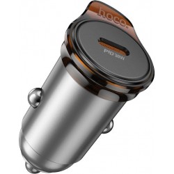 Φορτιστής Αυτοκινήτου HOCO NZ16 Fast Charging 30W USB-C Car Charger Grey