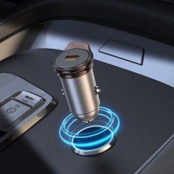Φορτιστής Αυτοκινήτου HOCO NZ16 Fast Charging 30W USB-C Car Charger Grey