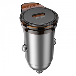 Φορτιστής Αυτοκινήτου HOCO NZ16 Fast Charging 30W USB-C Car Charger Grey