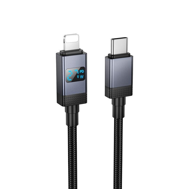 Καλώδιο Data Hoco Charging Cable Type-C to Lightning  X118 1m Black