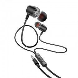 Ακουστικά Handsfree Earphones Hoco M107 In-ear Jack 3.5mm Black