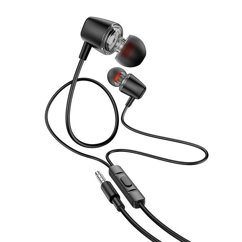 Ακουστικά Handsfree Earphones Hoco M107 In-ear Jack 3.5mm Black