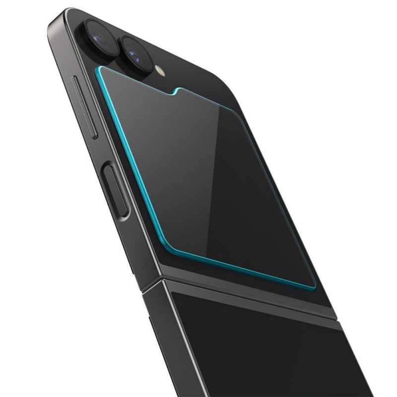 Γυαλί Προστασίας Spigen Glass EZ FIT Pro Samsung Galaxy Z Flip6 SM-F741 Full Screen Cover Clear (AGL07972)